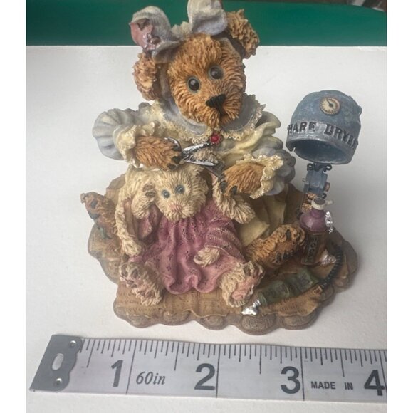 VINTAGE 1999 Boyds Bears & Friends The Bearstone Collection Wanda & Gert #227719 - Picture 6 of 14